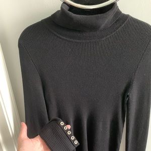 Black Turtleneck Sweater